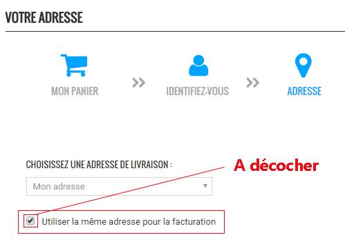 adresse de facturation